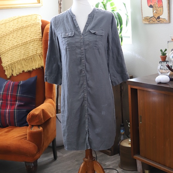 EUC MALVIN I love linen dress - Picture 1 of 5